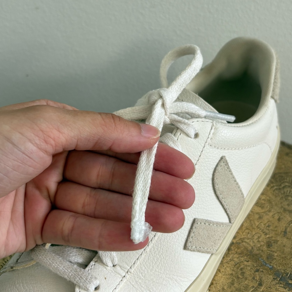 Veja Campo Leather Sneakers Extra White Almond - Picture 3 of 8